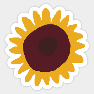 Minimal Flower Abstract Sticker